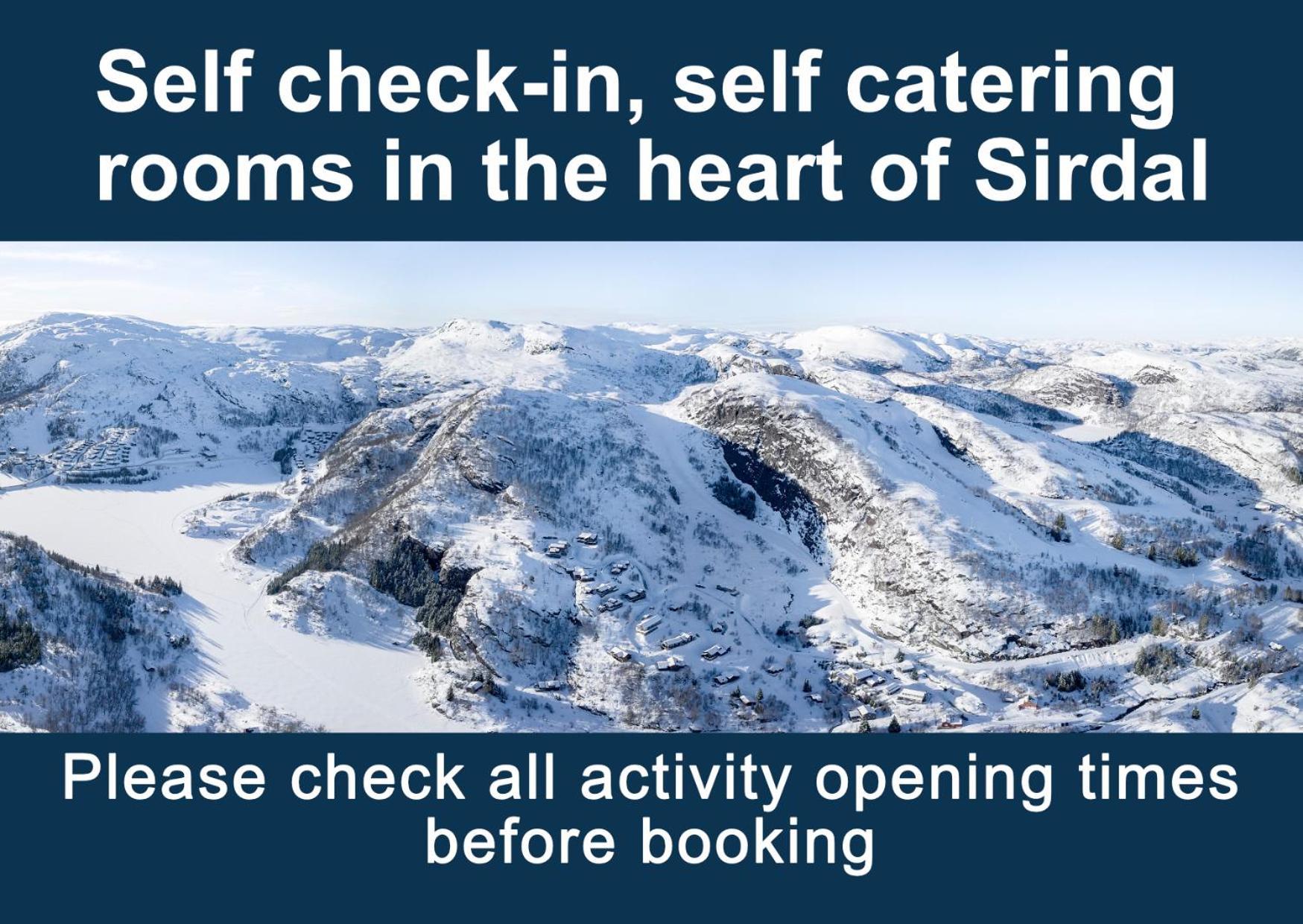 Sirdal Skisenter&Sommerpark Tjorhom Eksteriør bilde